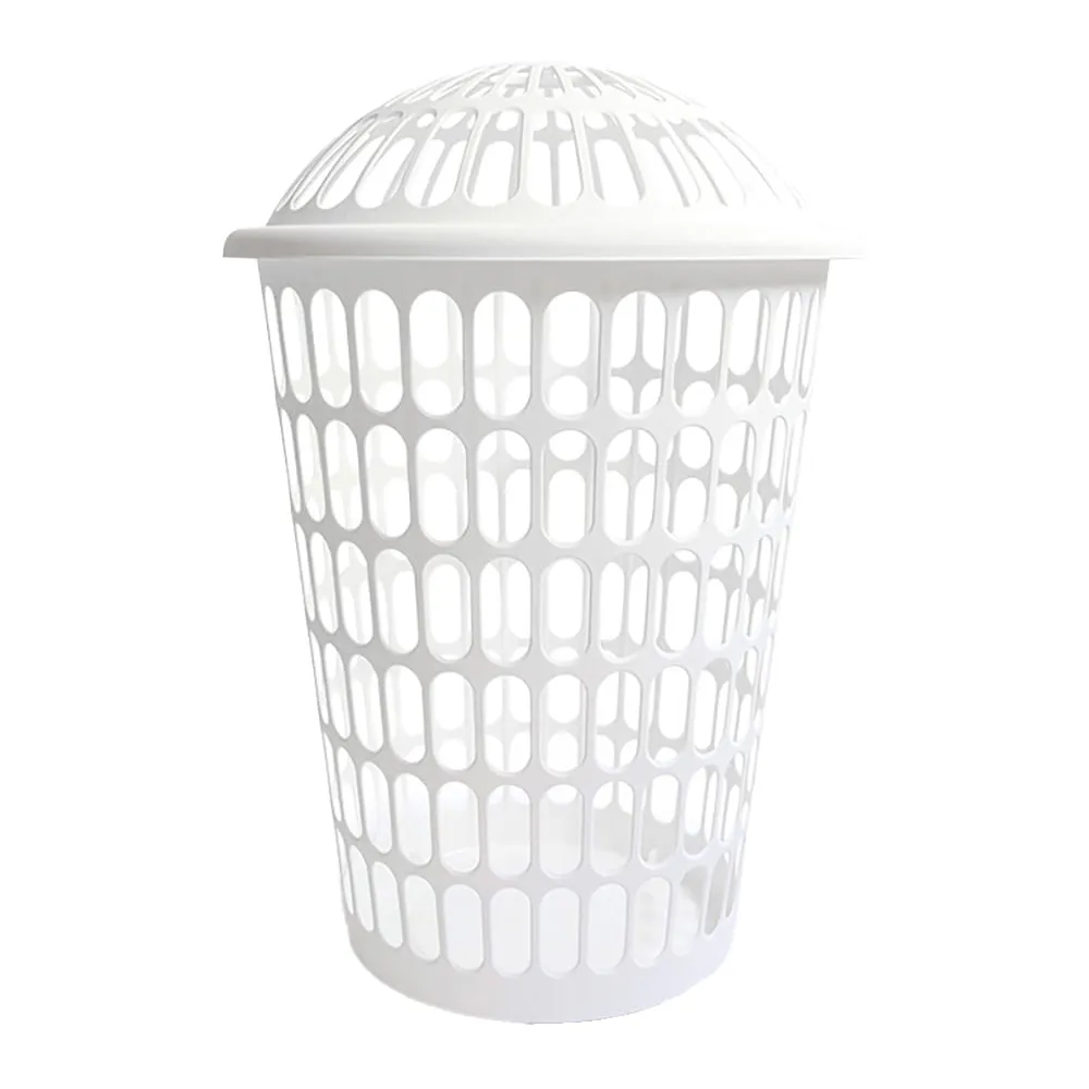 CESTO  CALADO P/ ROPA CON TAPA 