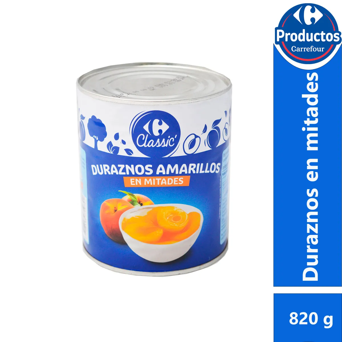 DURAZNO AL NATURAL DULCOR 820G