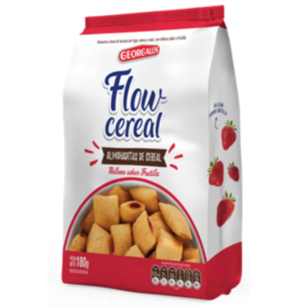 GEO ALMOHADITAS FLOW CEREAL FRUTILLA 180 GS