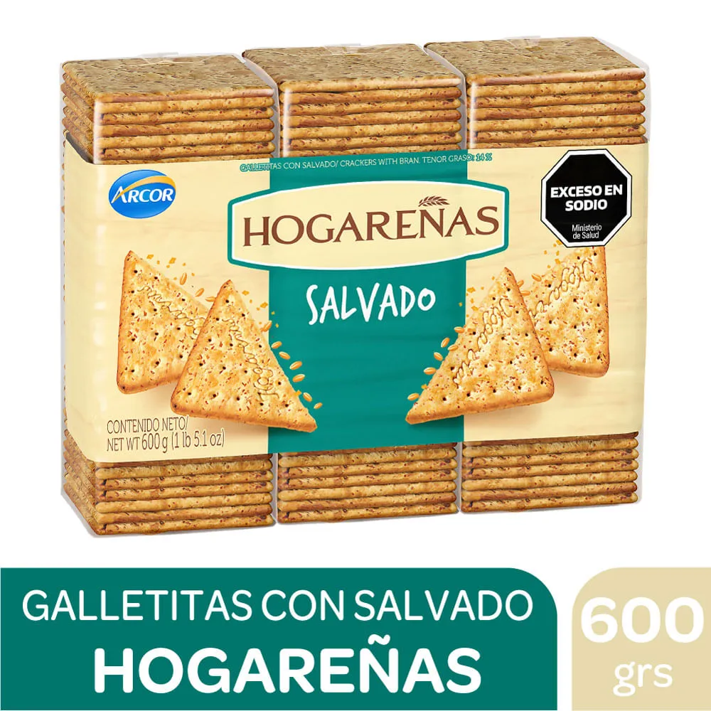 HOGAREÑAS SALVADOS 3X 200G
