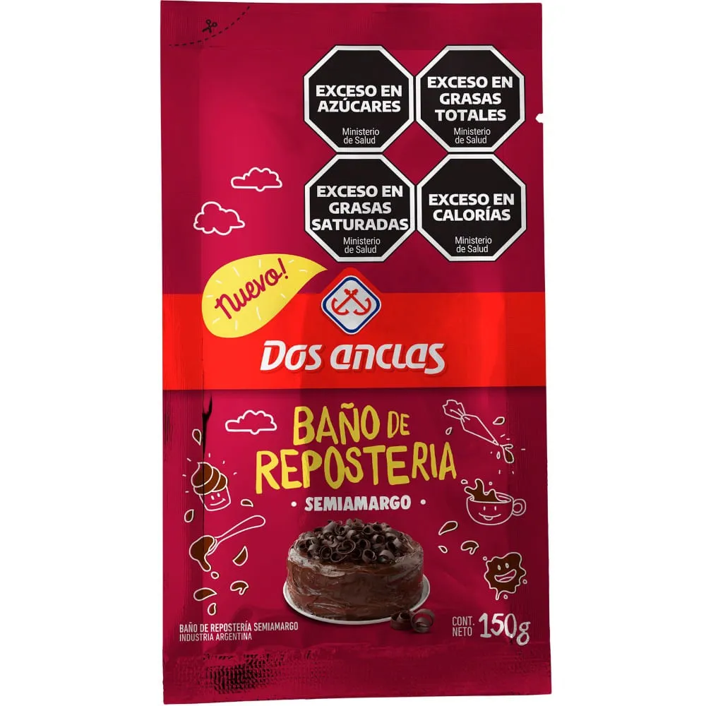 BAÑO DE REPO. CHOC SEMIAMARGO 150G