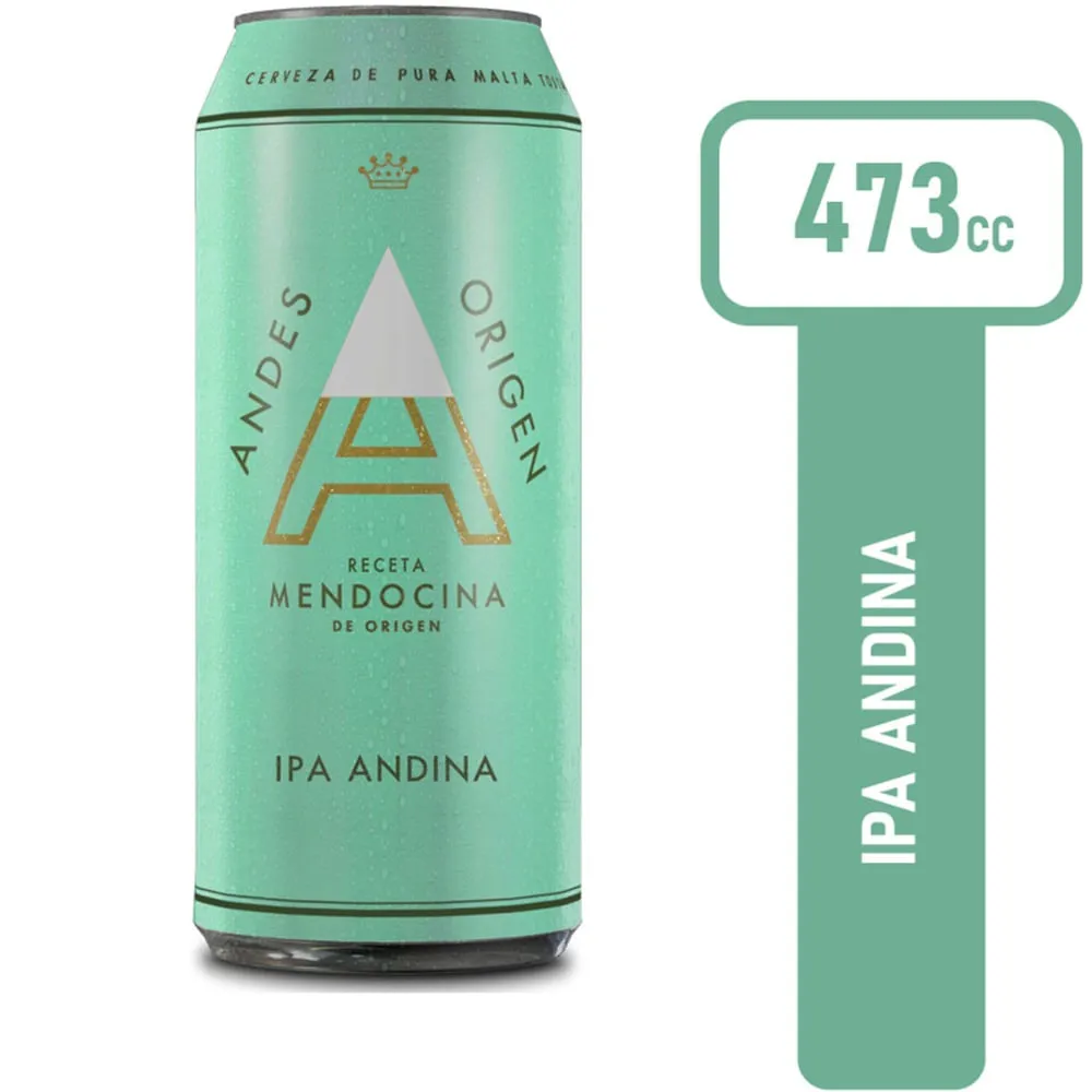 CERVEZA ANDES IPA ANDINA 473CM