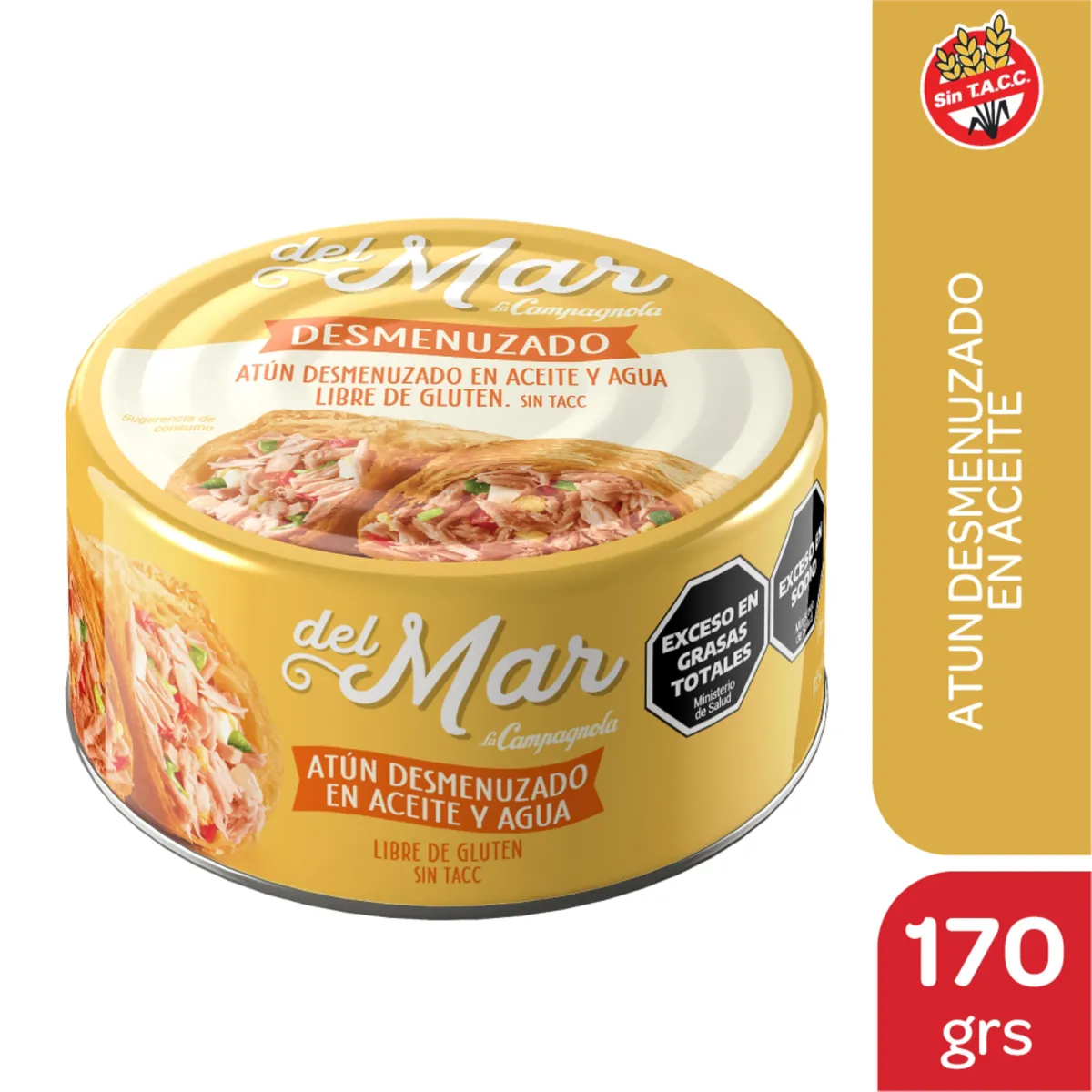 ATUN DESM. EN ACEITE LA CAMPAGNOLA 170G