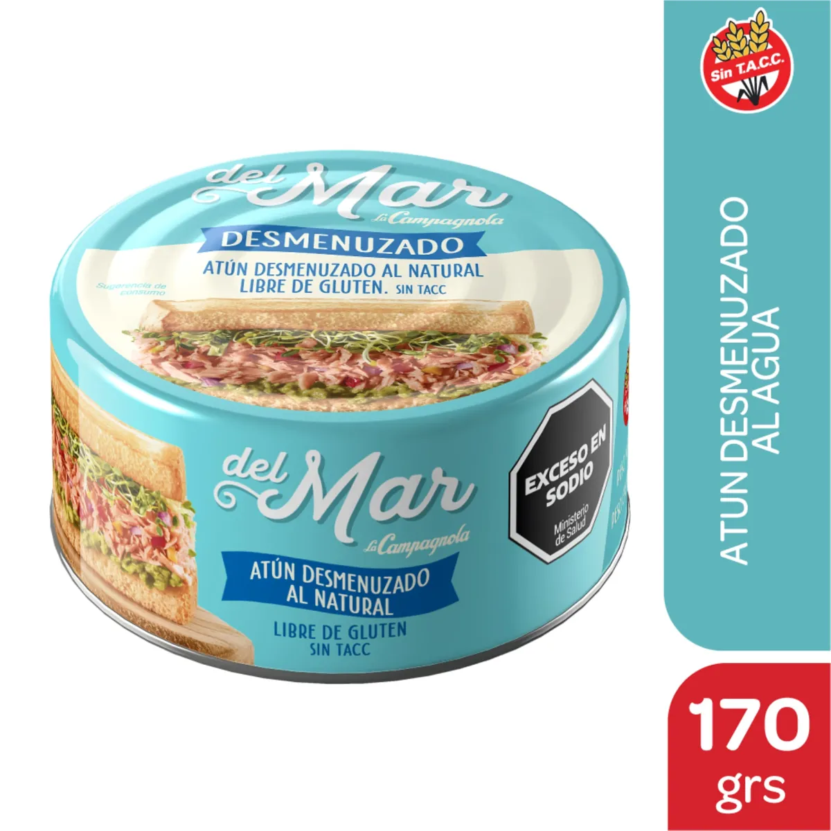 ATUN DESM. NATURAL LA CAMPAGNOLA 170G