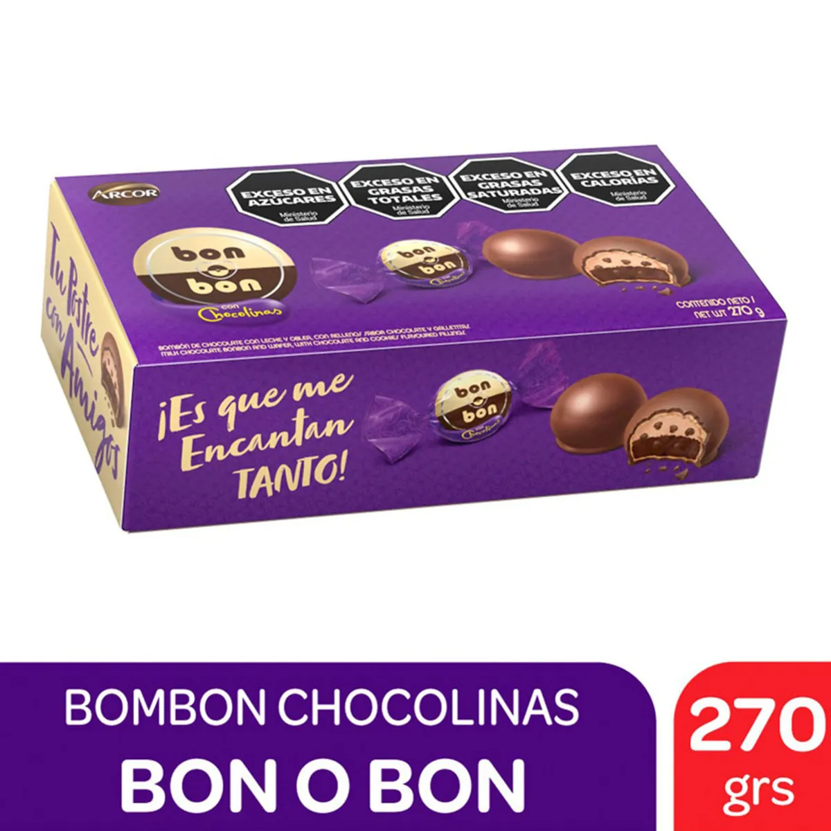 BONOBON CHOCOLINAS 270G