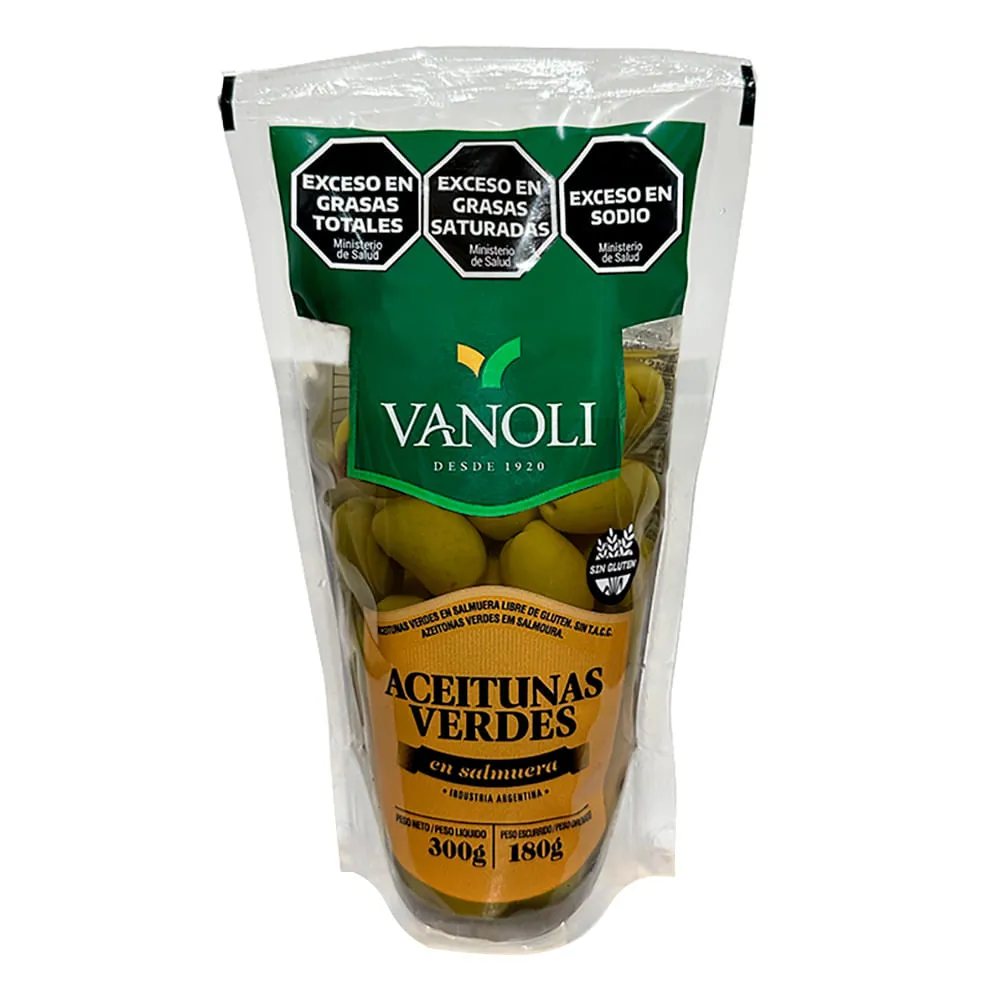 ACEITUNAS VERDES VANOLI X 300 GS