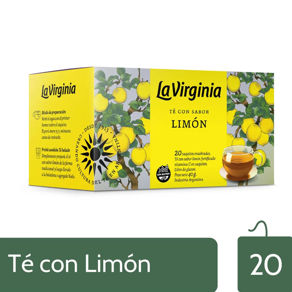 TE SABOR VIRGINIA LIMON 20SAQ