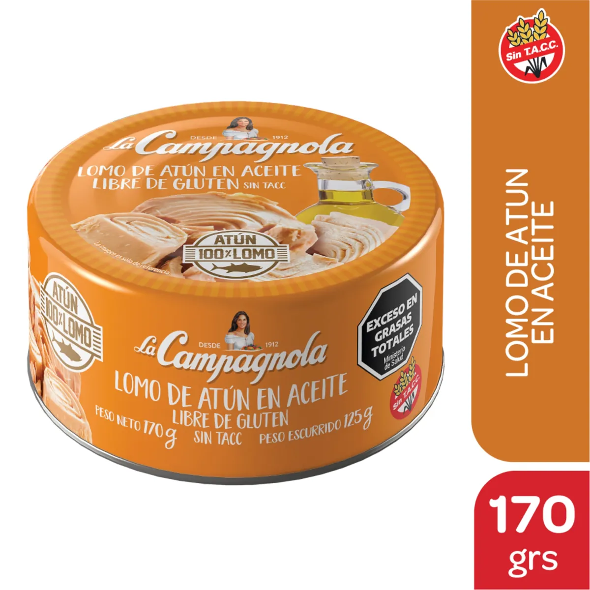 ATUN LOMO EN ACEITE LA CAMPAÑOLA X 170 GS