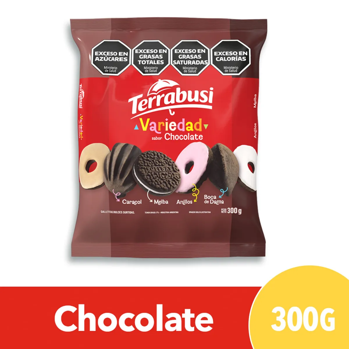 TERRABUSI VARIEDAD CHOC. 300G