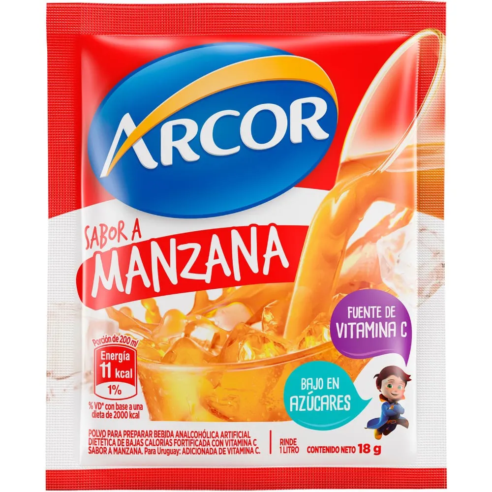 JUGO ARCOR MANZANA 15G