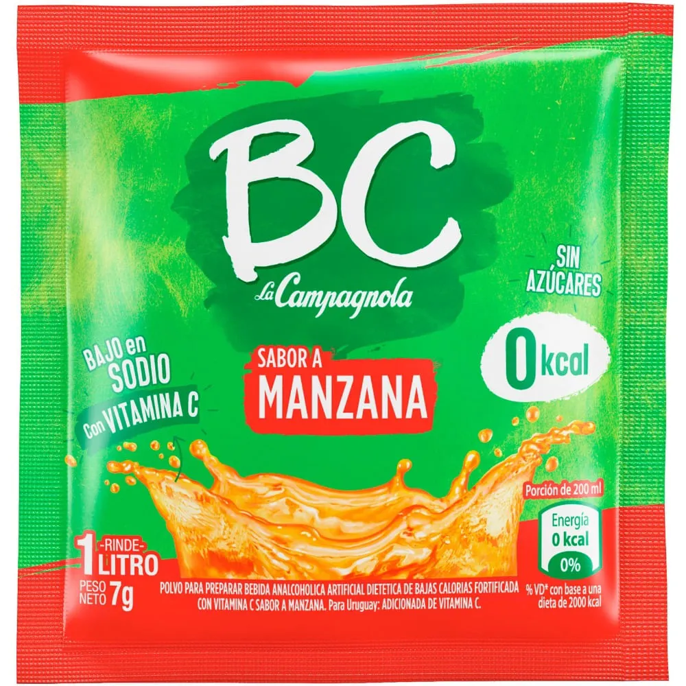 JUGO BC MANZANA 7G