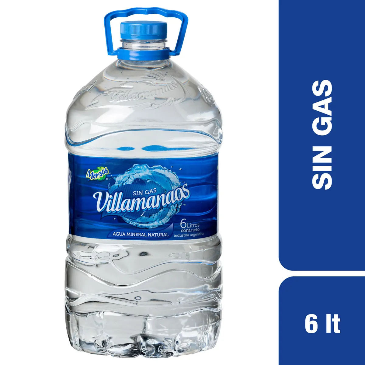 AGUA VILLAMANAOS SIN GAS 6L