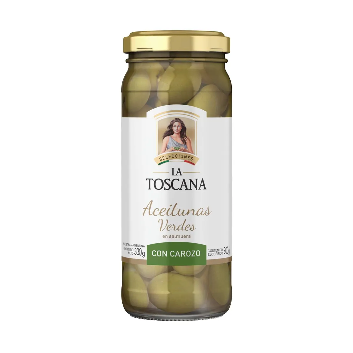 ACEITUNA VERDE LA TOSCANA 330G