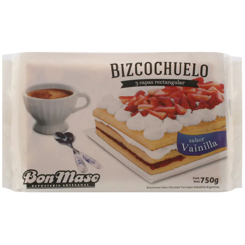 BIZCOCHUELO VAINILLA BON MASE 750G