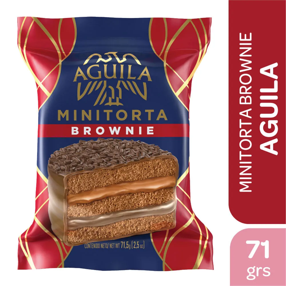 MINITORTA AGUILA BROWNIE 71,5G