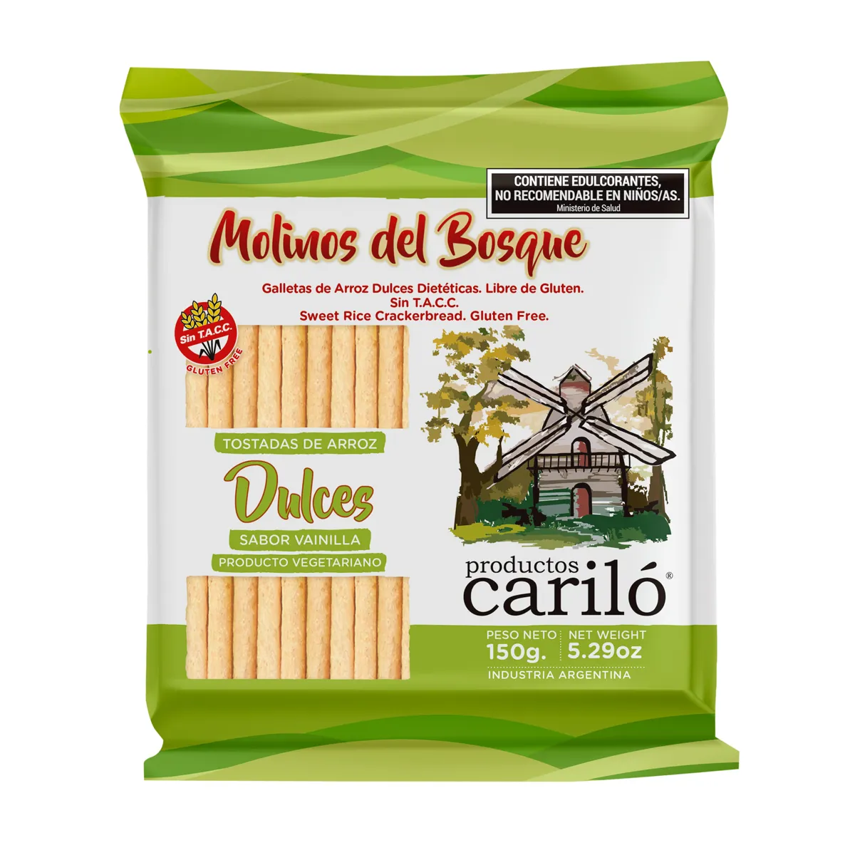 MOLINOS DE BOSQUE GALLETAS DE ARROZ