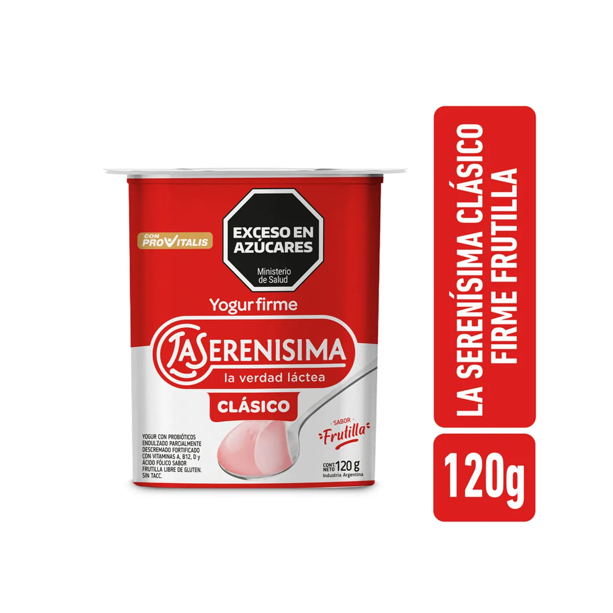 YOGUR LA SERENISIMA FRUT. 120G