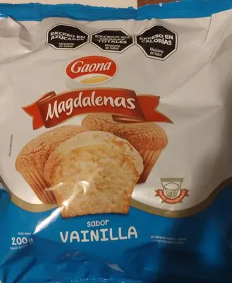 MAGDALENAS GAONA VAINILLA 200G