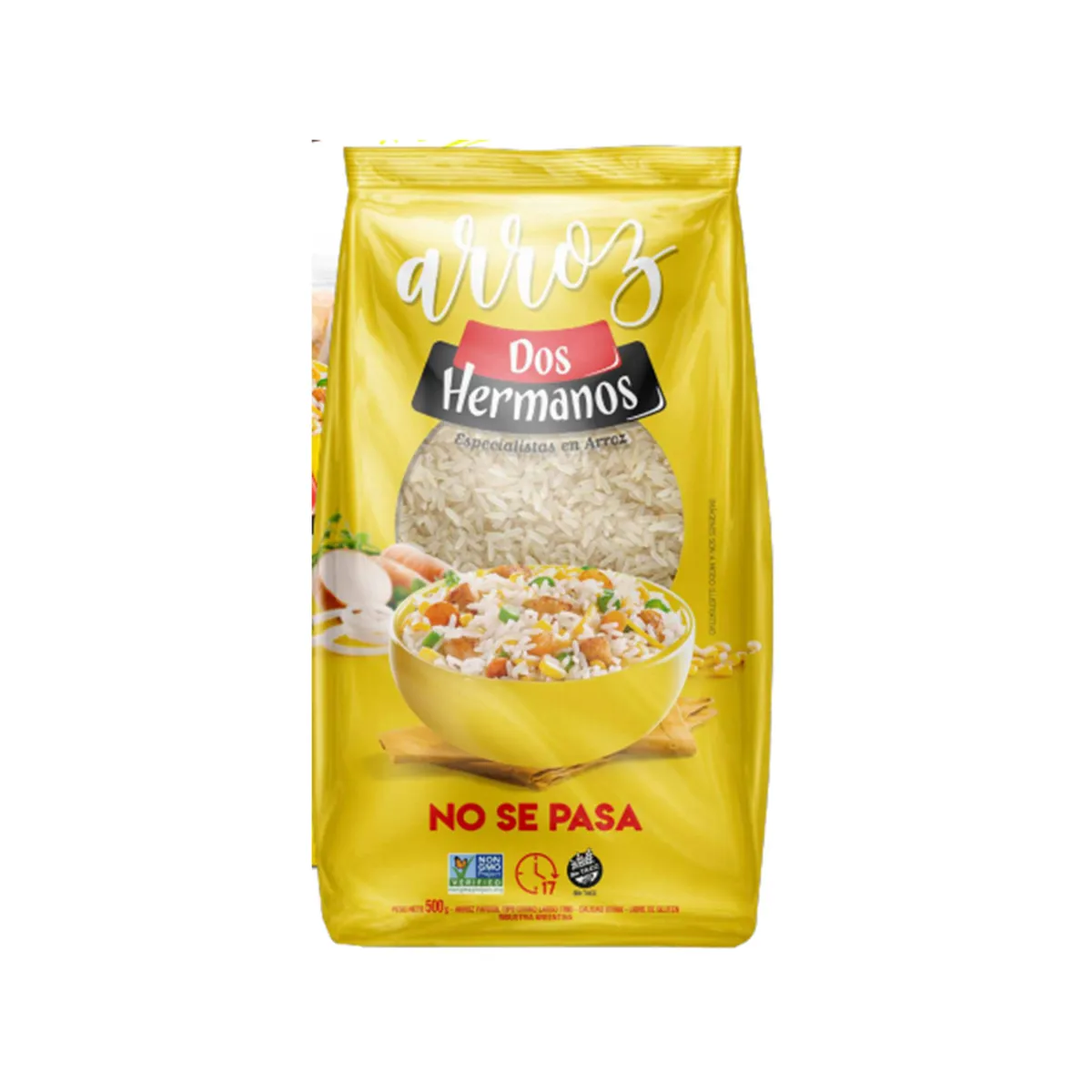 ARROZ DOS HERMANOS NO SE PASA 500G