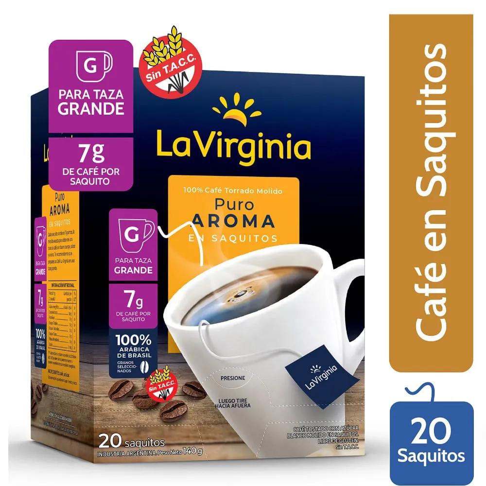 CAFE SAQUITOS LV.PURO AROMA 20