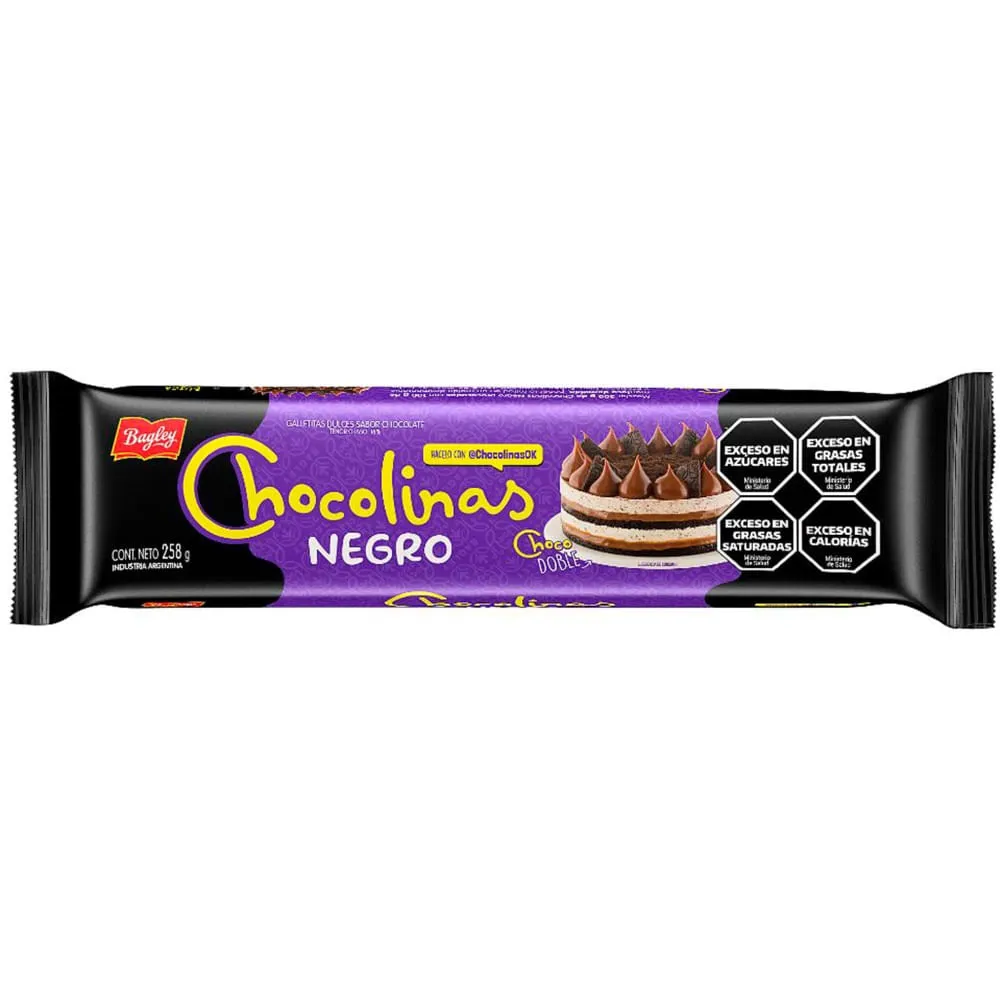 CHOCOLINAS NEGRO X258G