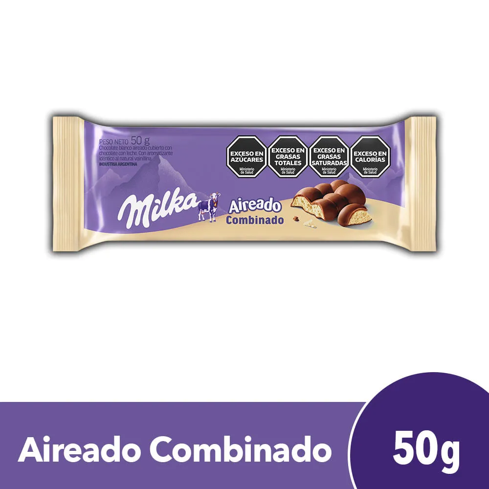 MILKA AIREADO COMBINADO 50G