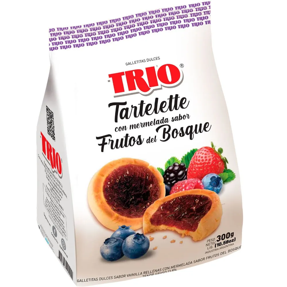 TARTELETTE FRUTOS DEL BOSQUE 300G