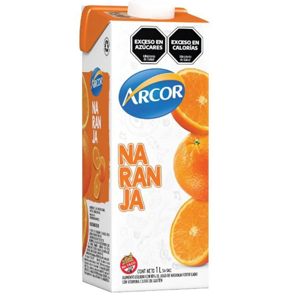 ARCOR BEBIDA NARANJA 1L
