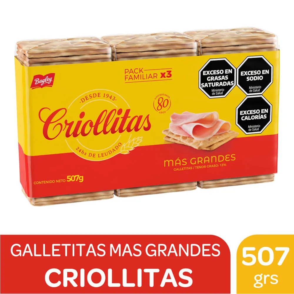 CRIOLLITAS X 3 U. 