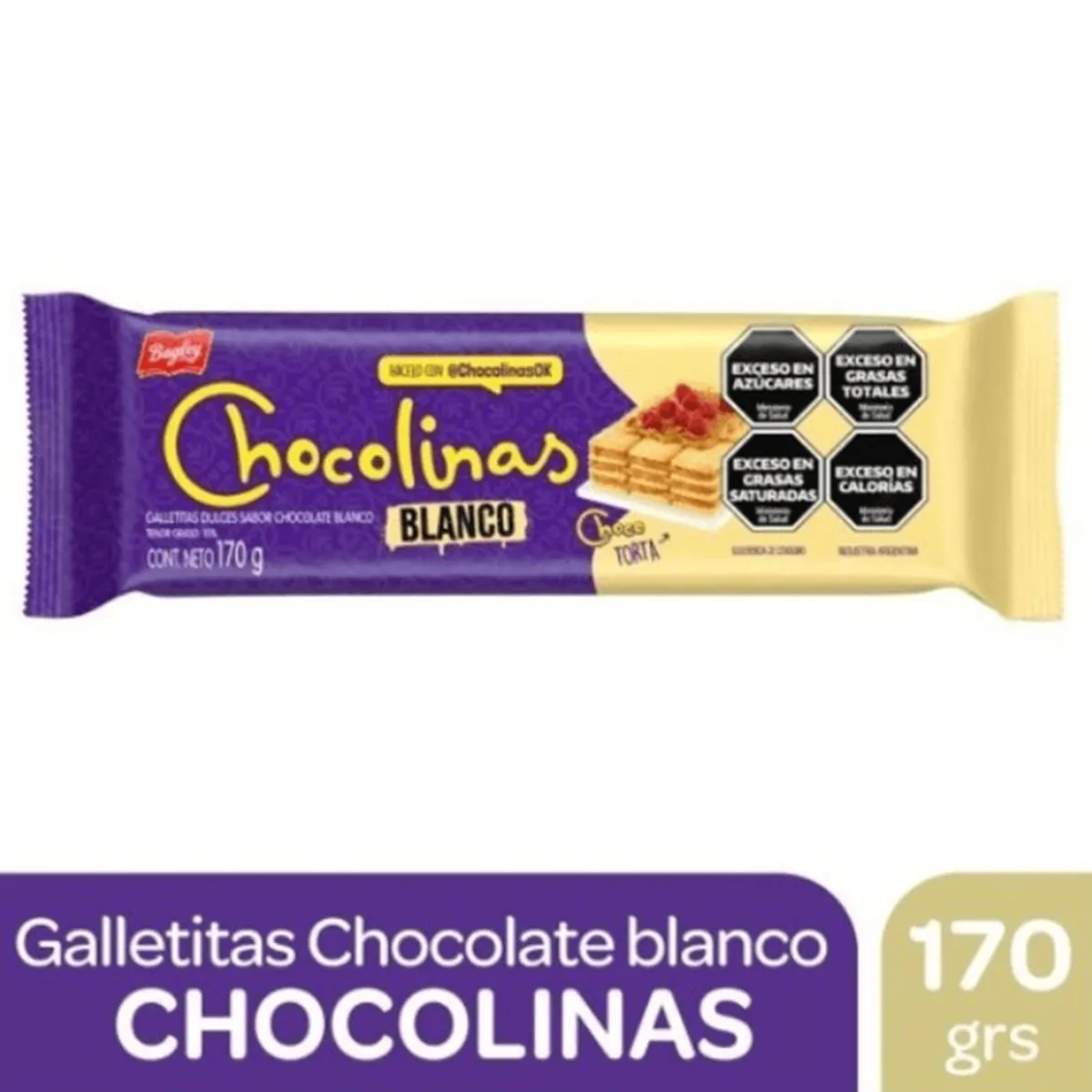 CHOCOLINAS BLANCO 170 G