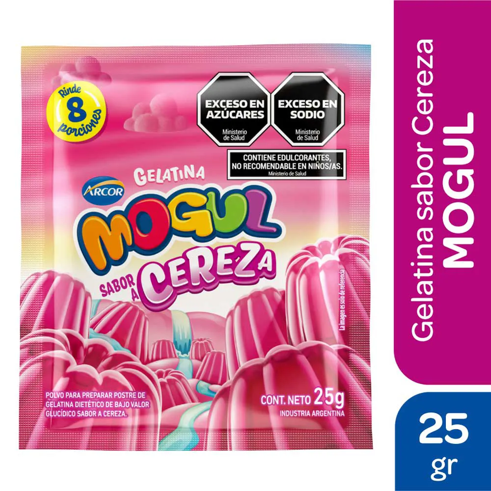 GELATINA MOGUL CEREZA 25 G