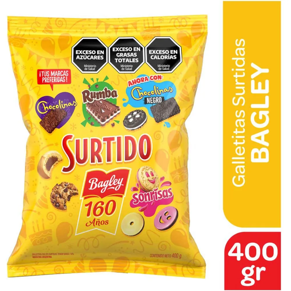 SURTIDO BAGLEY 400 G