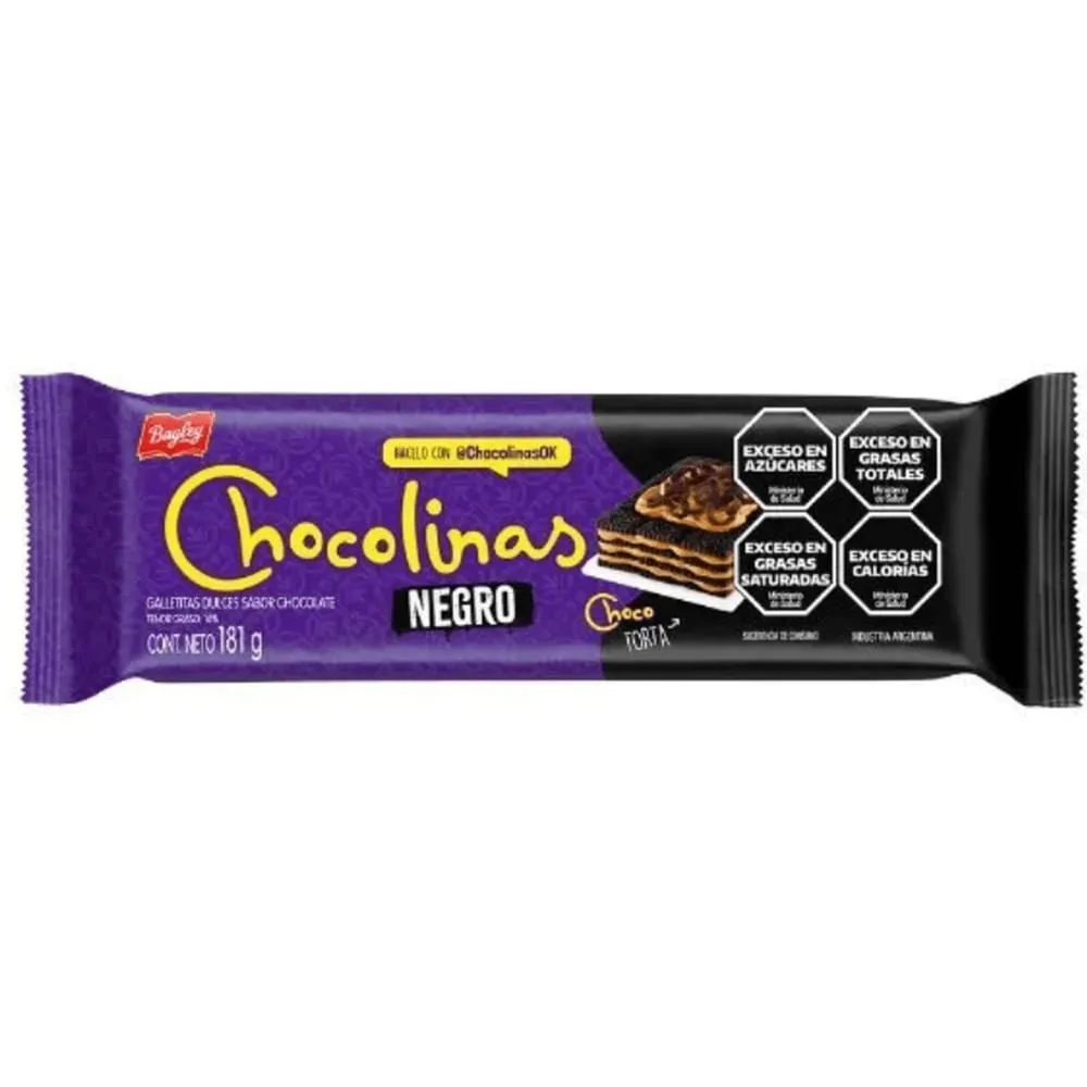 CHOCOLINAS NEGRO 181 G. 