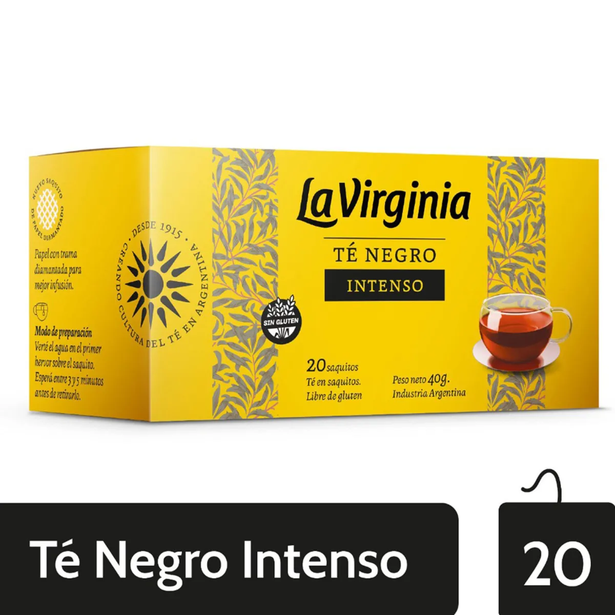 TE NEGRO LA VIRGINIA INTENSO 