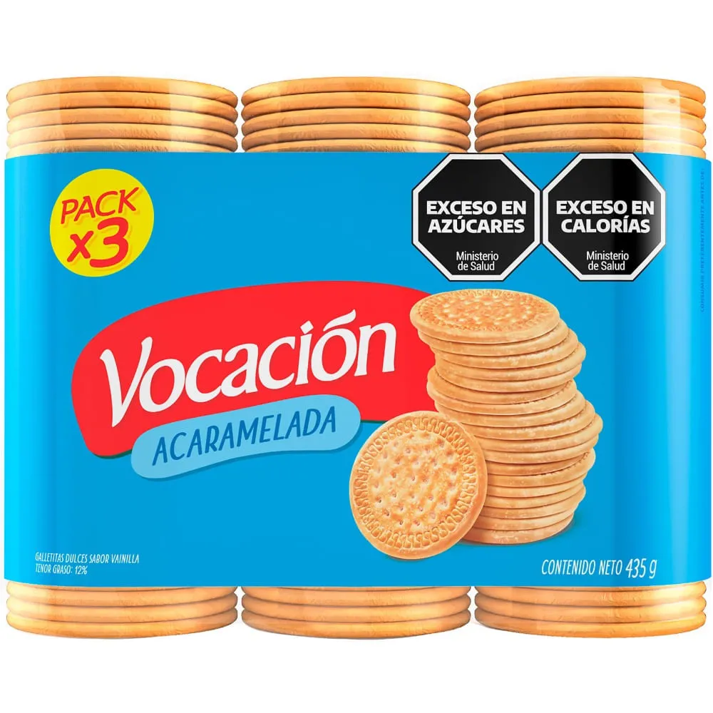 VOCACION ACARAMELADA X 3 U. 435 G