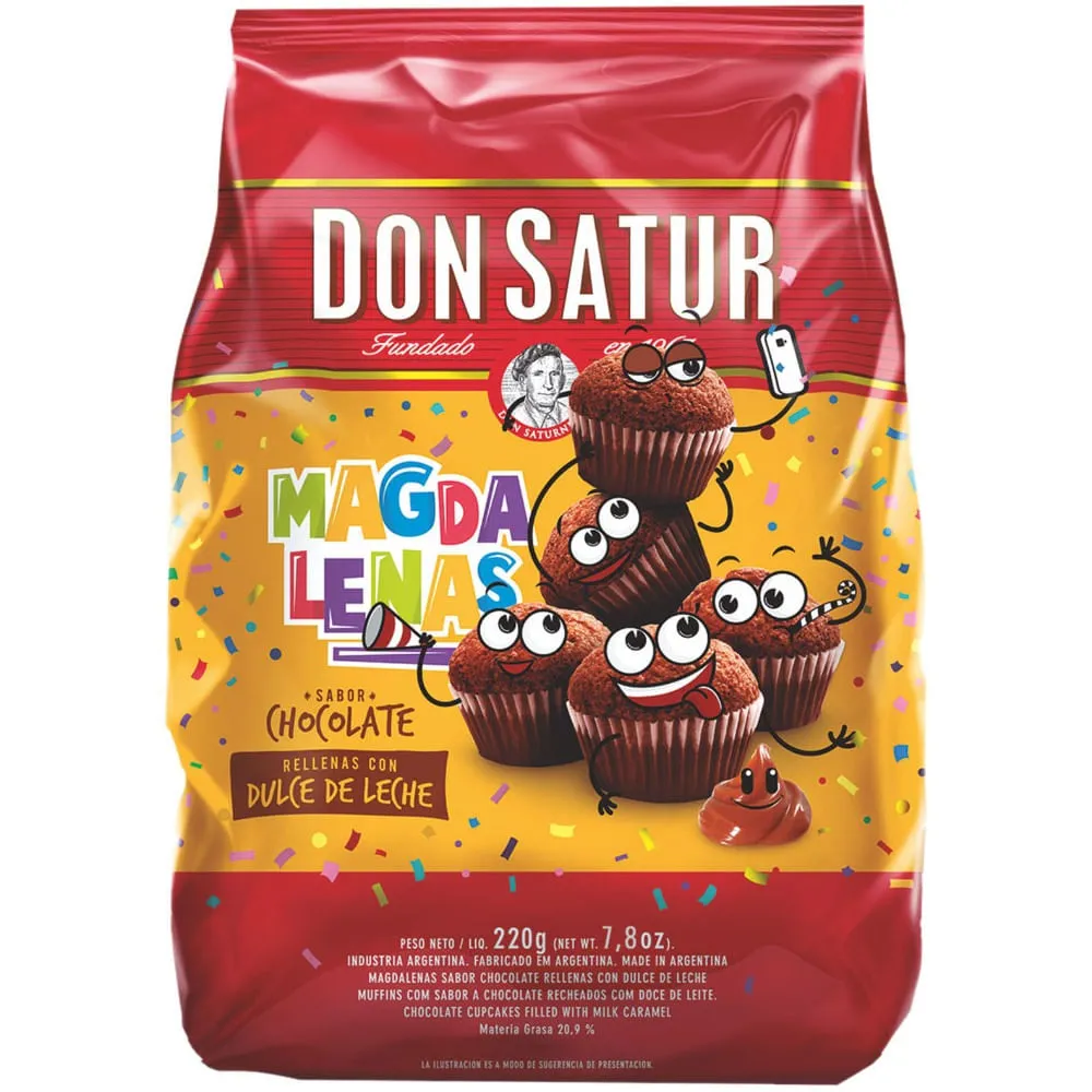 MAGDALENAS CHOC. DON SATUR 220 G