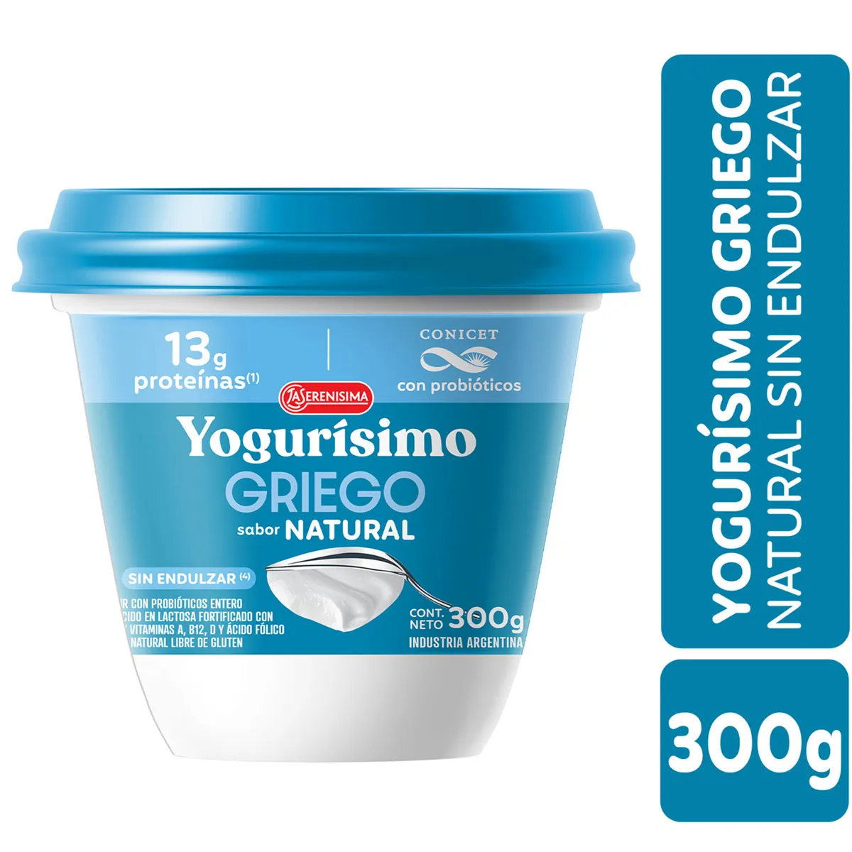 YOGUR NATURAL LS X 300 G