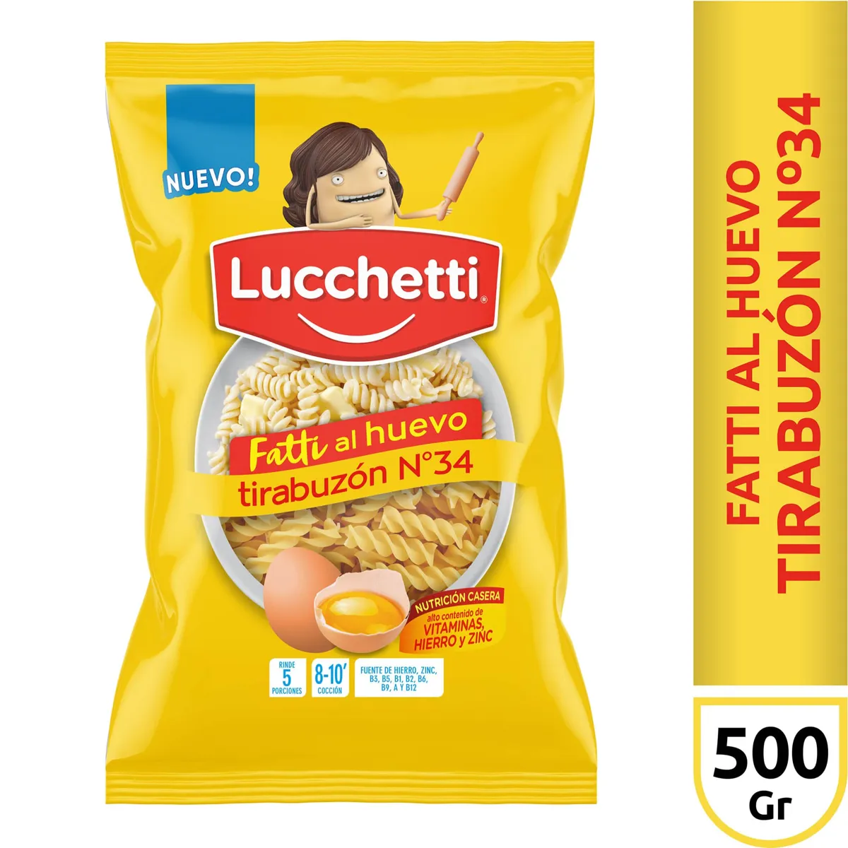 FIDEO LUCCHETTI TIRABUZON 500 G