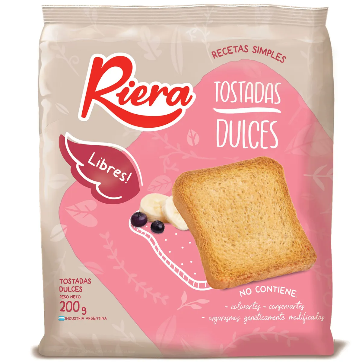TOSTADA RIERA DULCES 200 G
