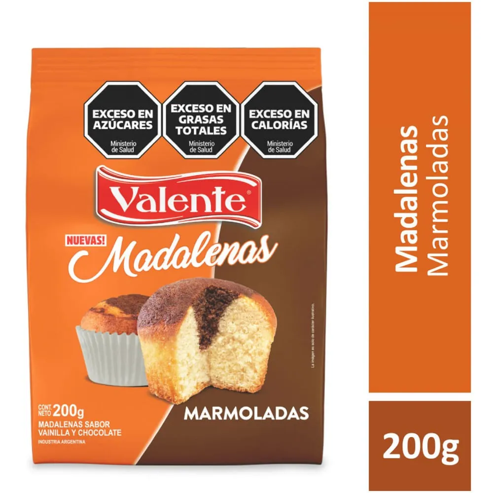 MADALENAS MARMOLADAS 200 GS