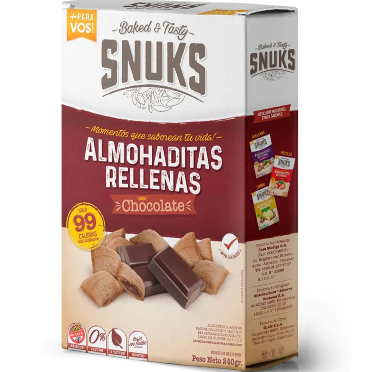 ALMOHADITAS CHOCO VERDANA