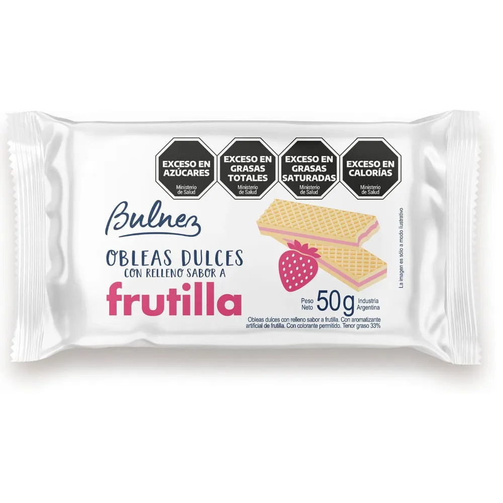 OBLEAS RELLENAS 46G FRUTILLA ATB