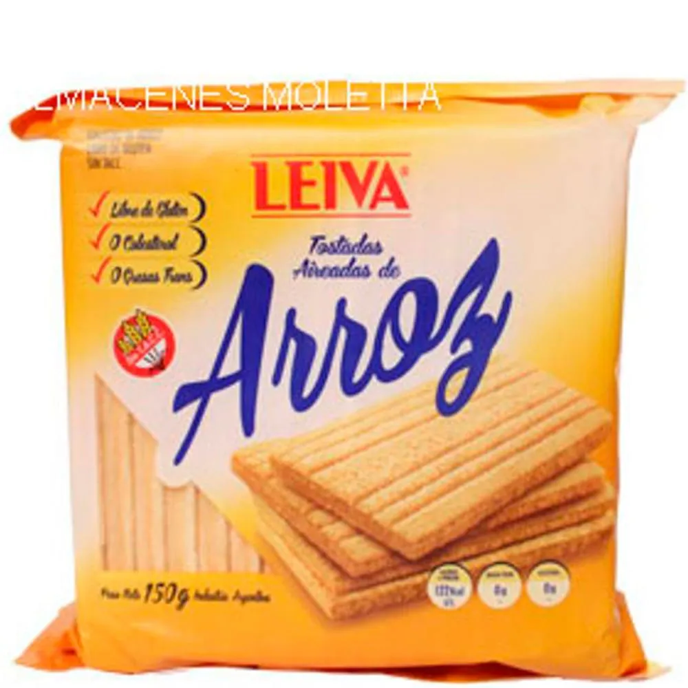 TOSTADAS DE ARROZ CLASICAS LEIVA 150G