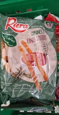 GRISINES FINAS HIERBAS RIERA LIBRES