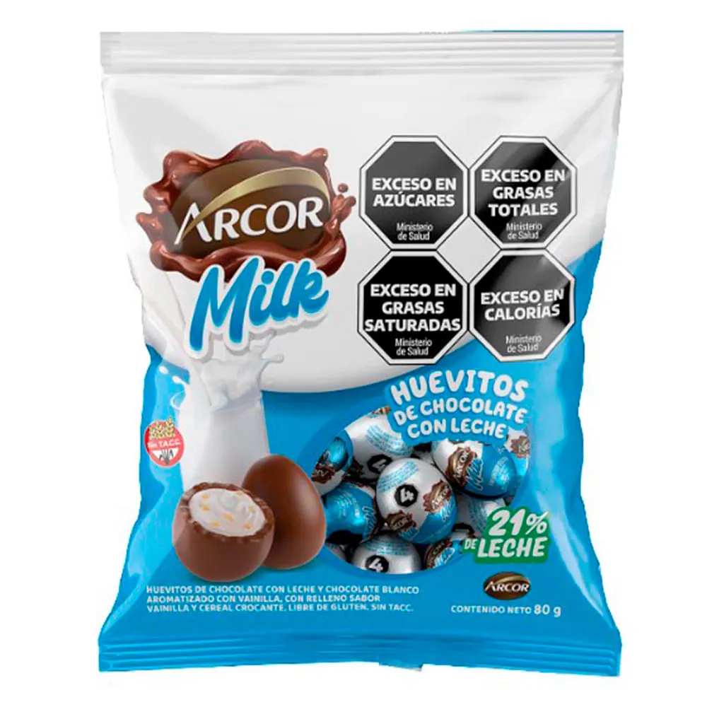 HUEVITOS ARCOR MILK 10U