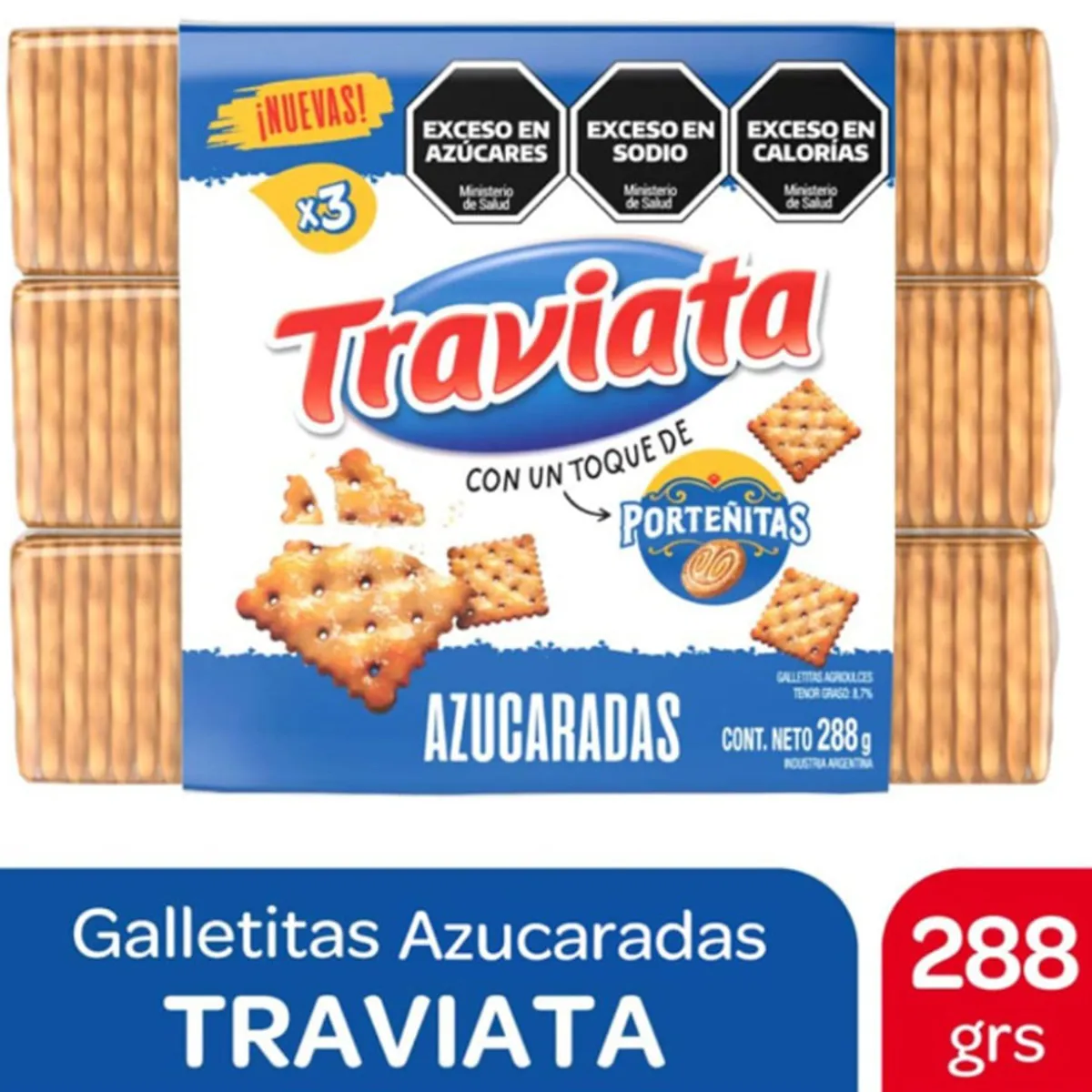 TRAVIATA C. TOQ PORTEÑITAS X 3 U.