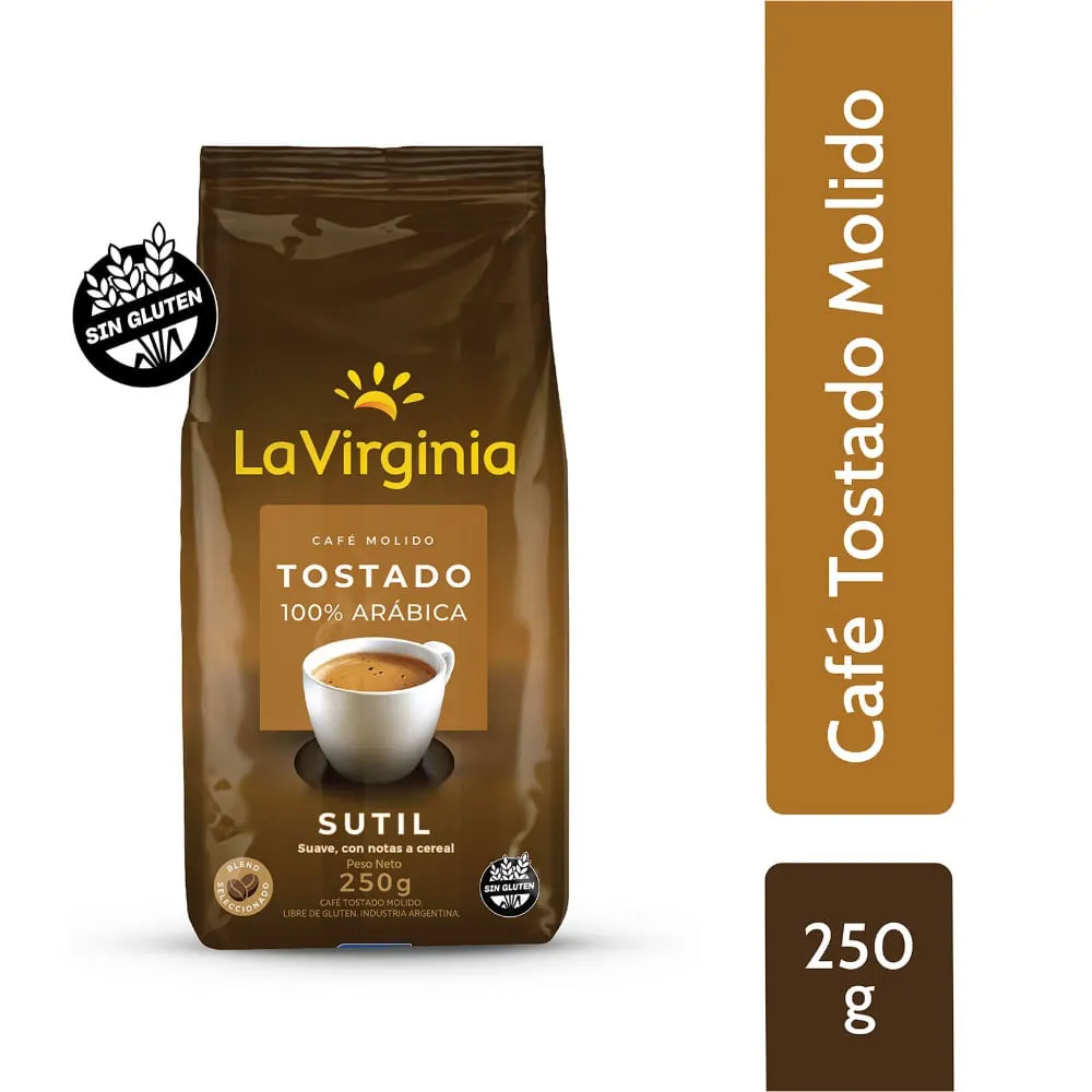 CAFE L.V. SUTIL TOSTADO 250 GS