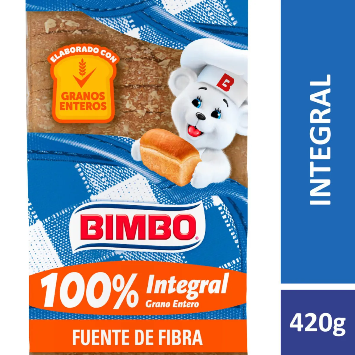 PAN INTEGRAL BIMBO 420G