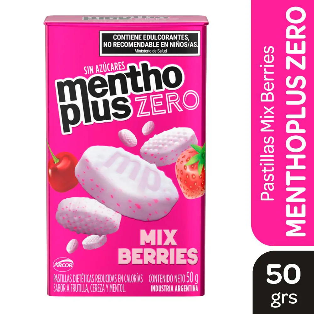 MENTHO PLUS ZERO MIX BERRIES