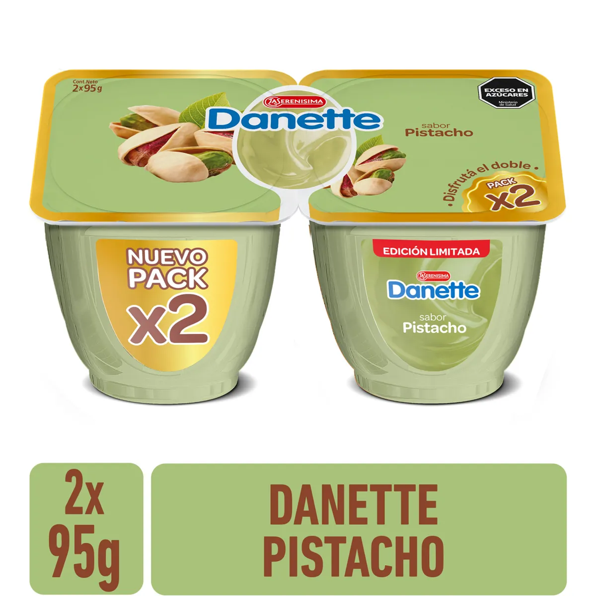 DANETTE PISTACHO X 2 U. 